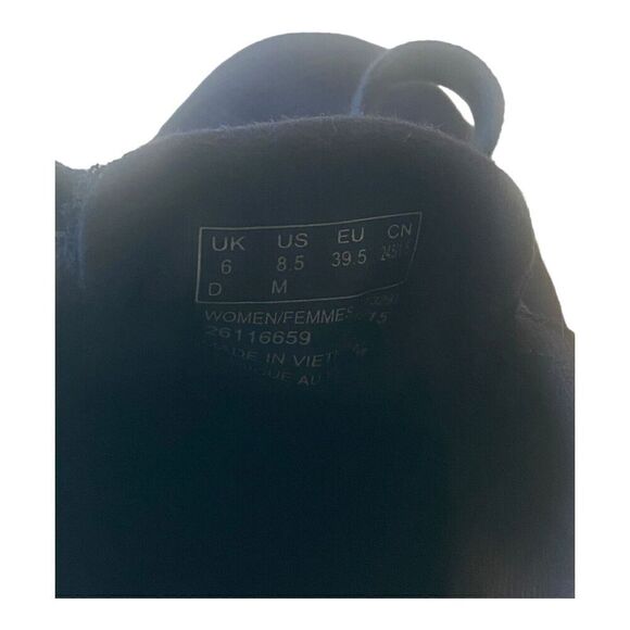 Clarks Collection Soft Cushion Blue Suede Lace Up Women's 8.5 - Picture 6 of 9